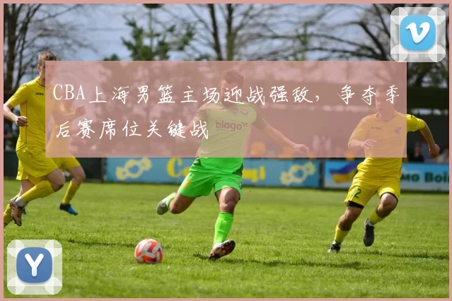 CBA上海男篮主场迎战强敌，争夺季后赛席位关键战